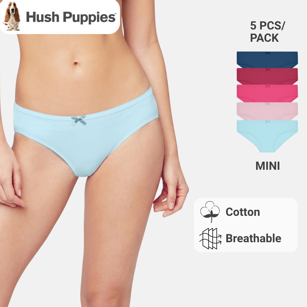 Cotton Spandex Mini 5pcs Ladies Panties HLU008883