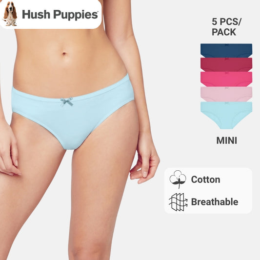 Cotton Spandex Mini 5pcs Ladies Panties HLU008883