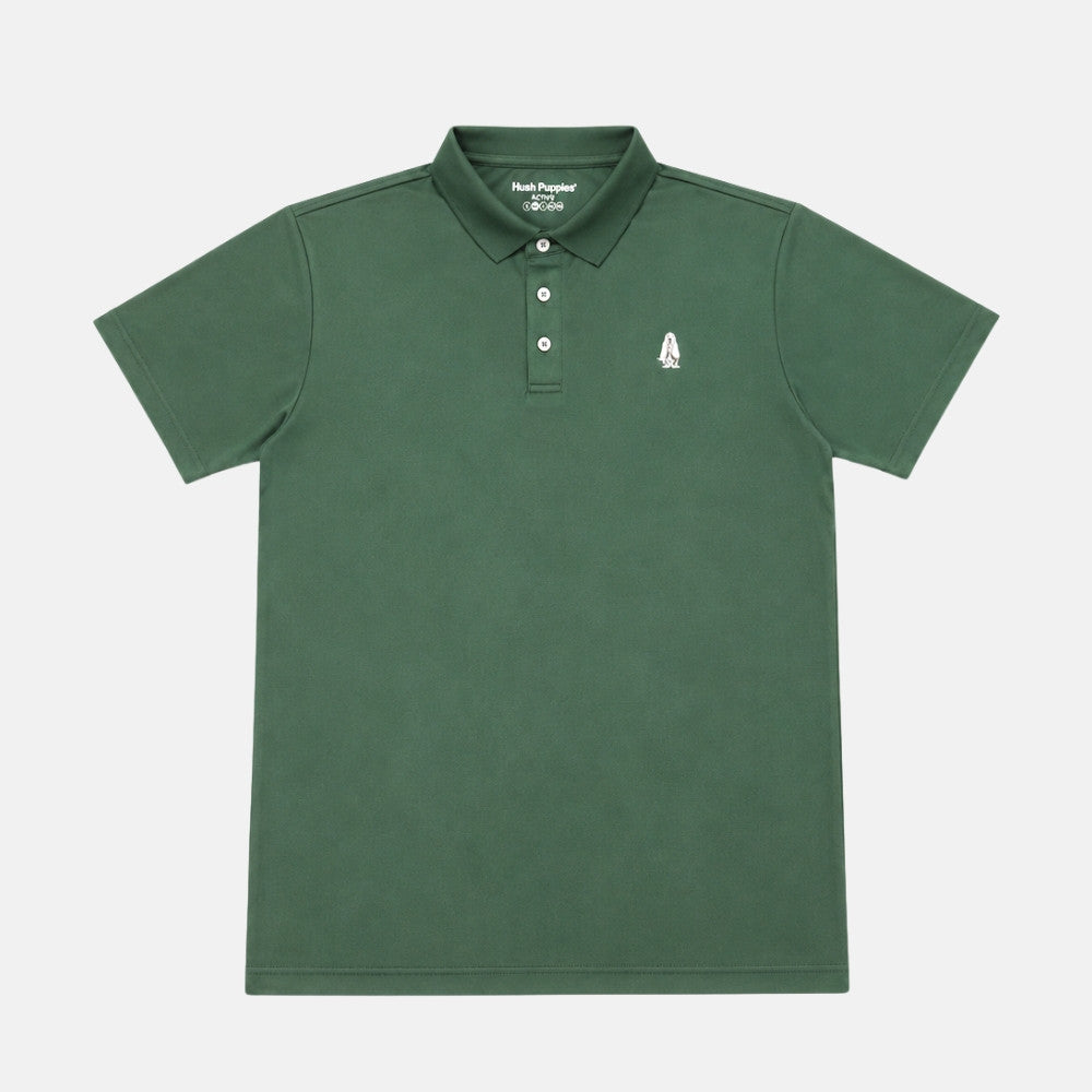Men Active Polo With Dog Logo | HMP639878