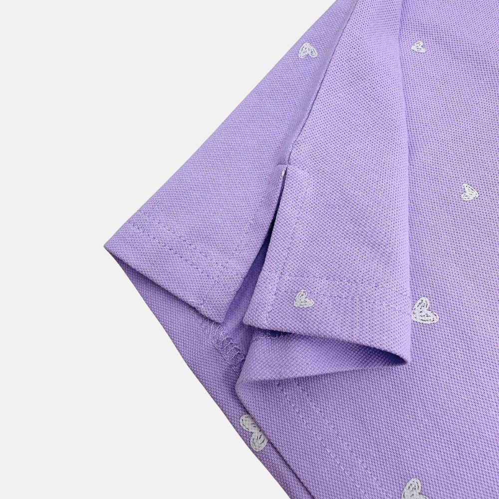 Ladies' Full Print Polo Hearts | 100% Pique Cotton | HLP559724