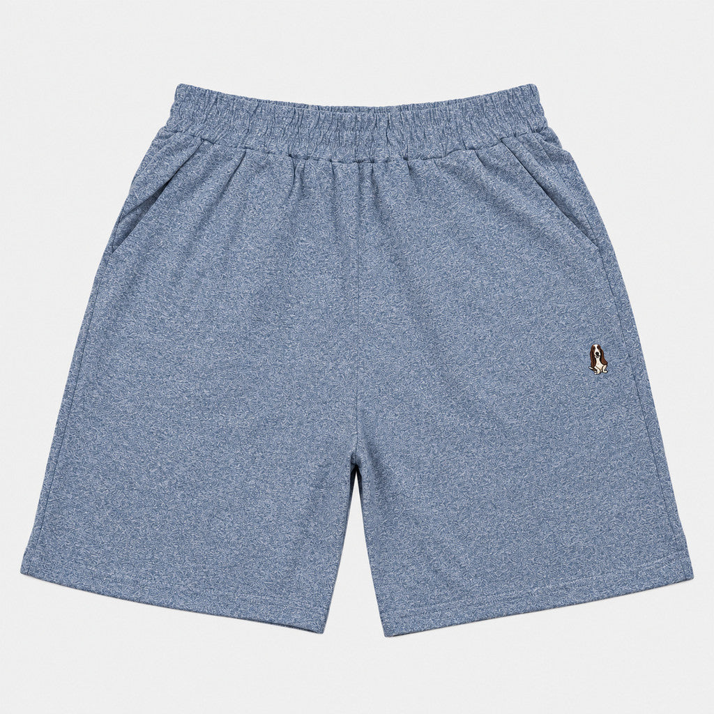 Men's Knit Easy Shorts Melange | Cotton Mixed | HMM601060