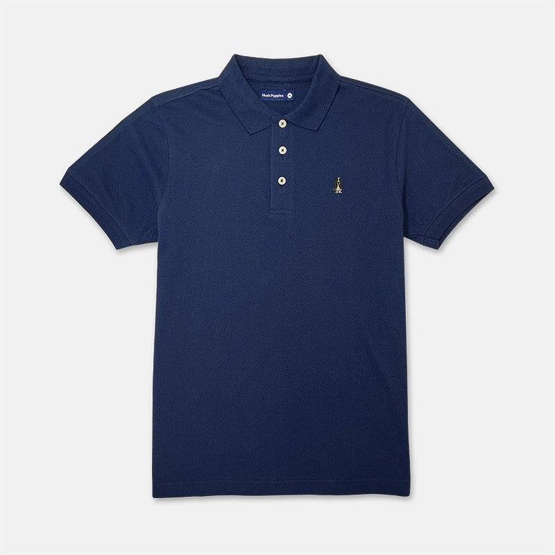 Men's Basic Polo Tee With Embroidery | Cotton | HMP601363