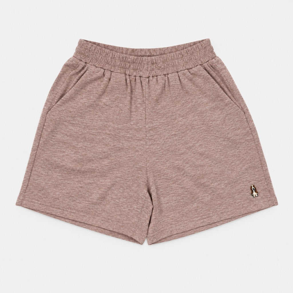 Ladies' Easy Shorts Melange | 100% Cotton | HLM509844