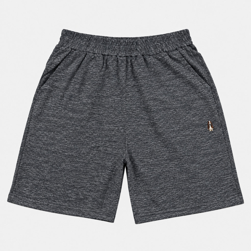 Men's Knit Easy Shorts Melange | Cotton Mixed | HMM601060