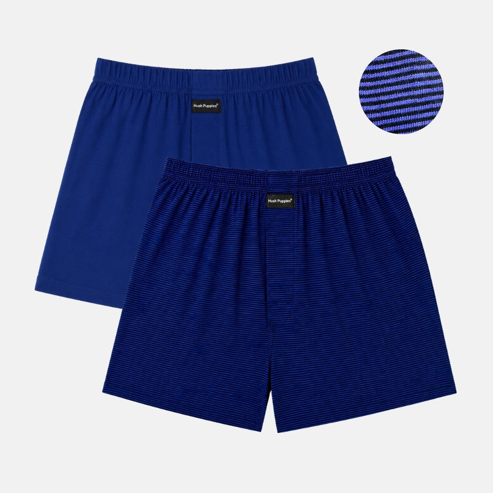 Men's 2pcs Knit Boxer Shorts | HMX639858