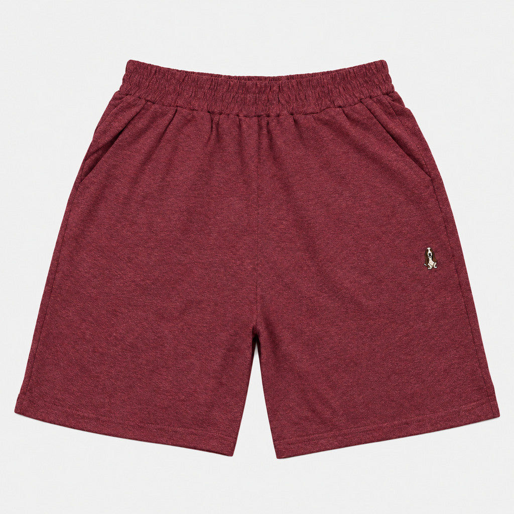 Men's Knit Easy Shorts Melange | Cotton Mixed | HMM601060