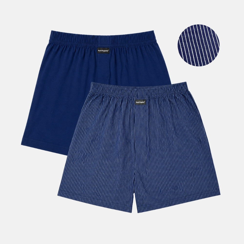 Men's 2pcs Knit Boxer Shorts | HMX639858