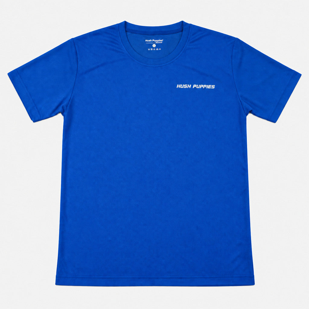 Men's Round Neck Mesh Active Tee | Quick Dry | HMT659923