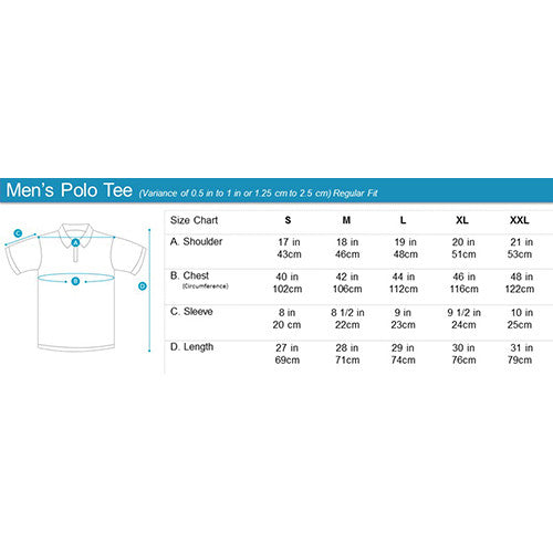 Men's Basic Polo Tee With Embroidery | Cotton | HMP601363