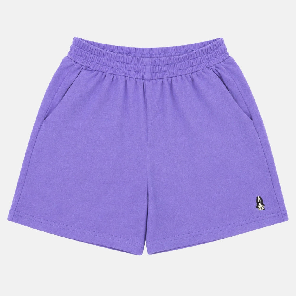 Ladies' Easy Shorts Solid | 100% Cotton | HLM609867