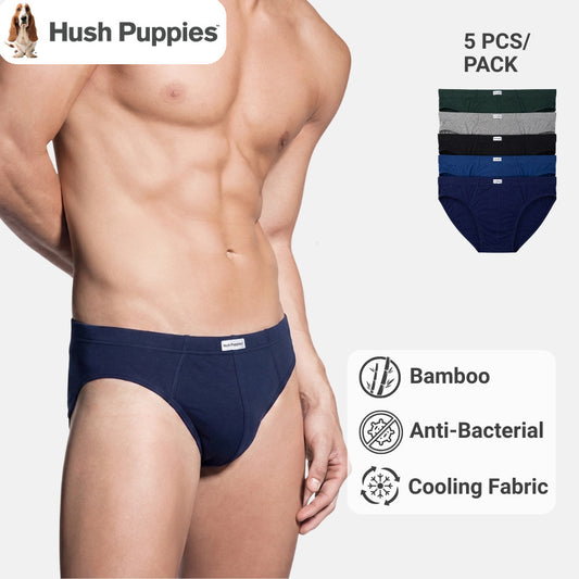 5pcs Men's Big & Tall Briefs | Bamboo Spandex | Mini | HMB409564