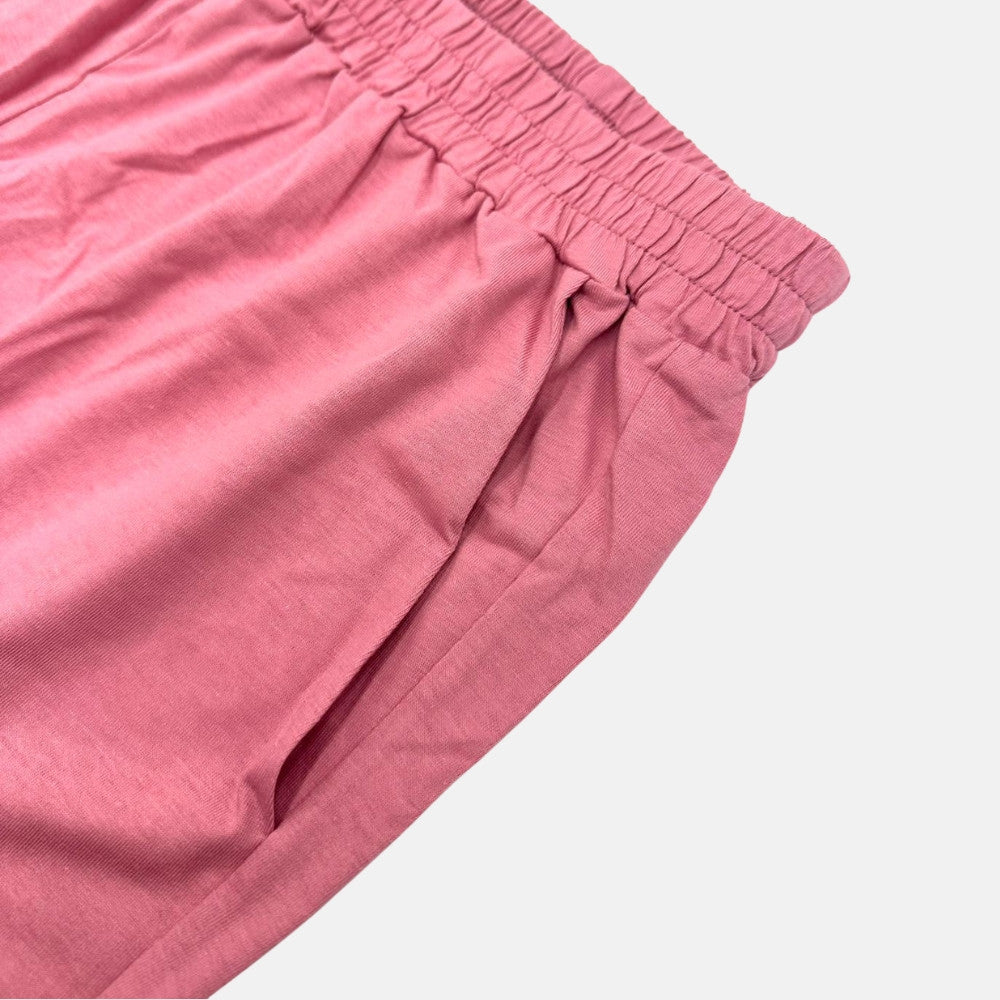 Ladies' Easy Shorts Solid | 100% Cotton | HLM609867