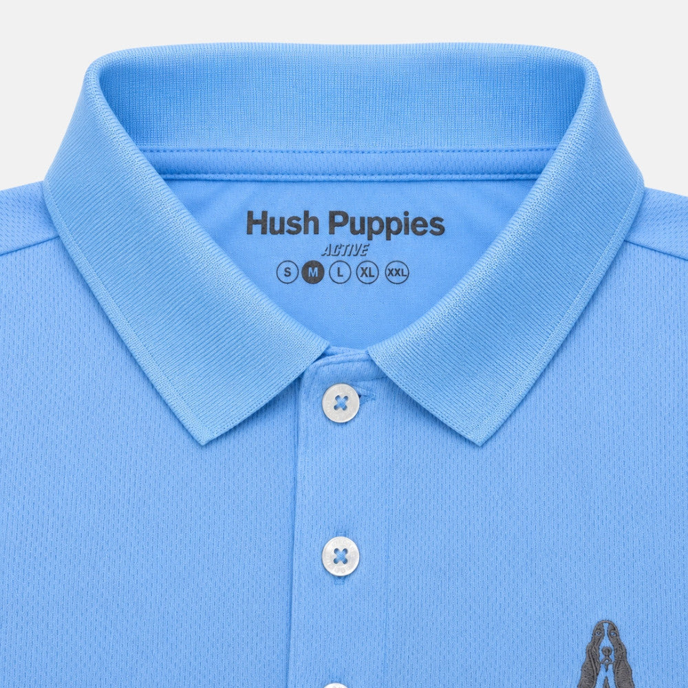 Men Active Polo With Dog Logo | HMP639878