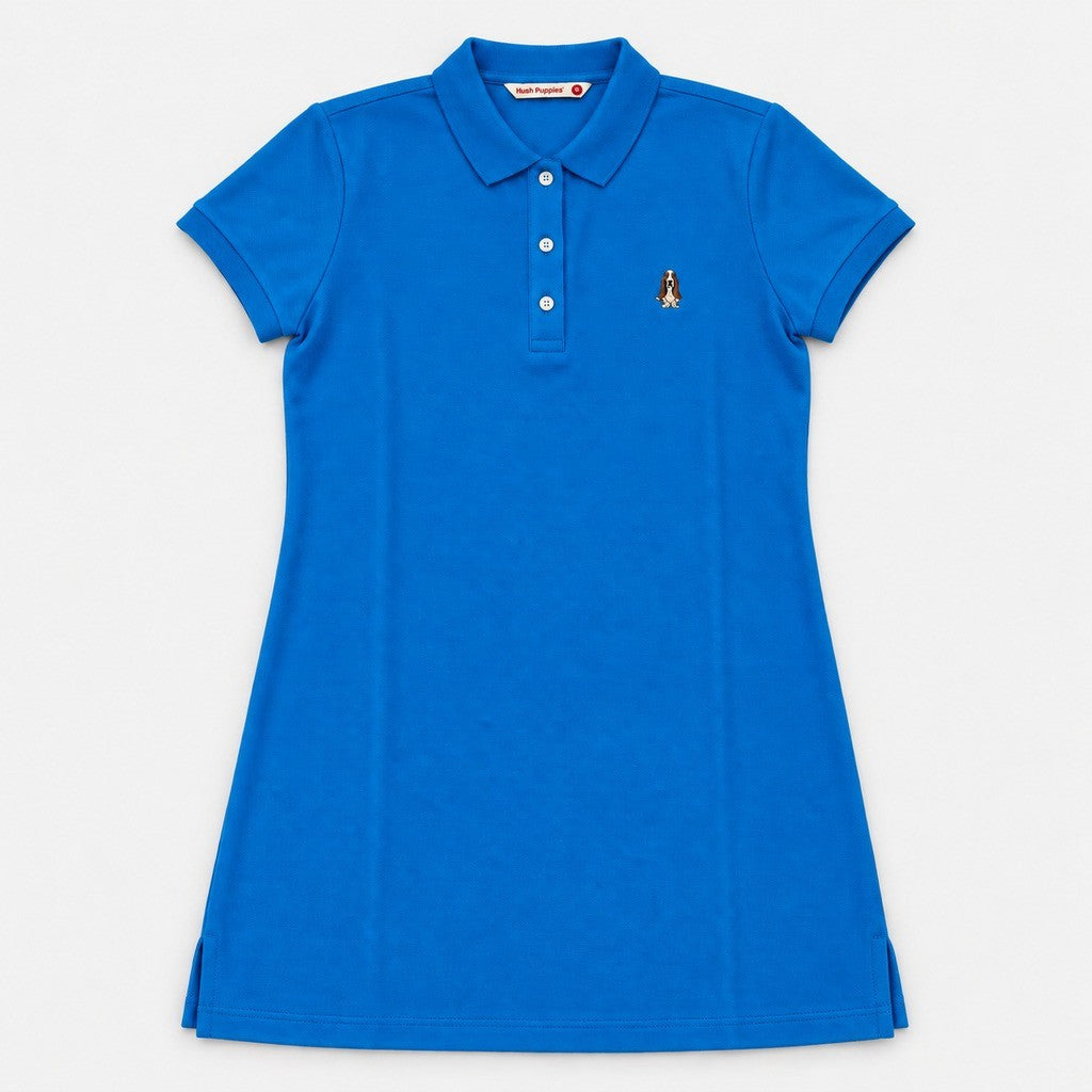 Women's Relaxed Polo Dress | Cotton Blend | HLD651050