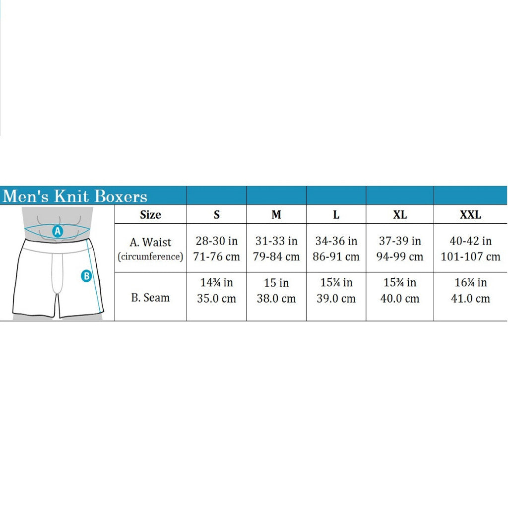 2pcs Men's Knit Boxer Shorts | Combed Cotton | HMX733055