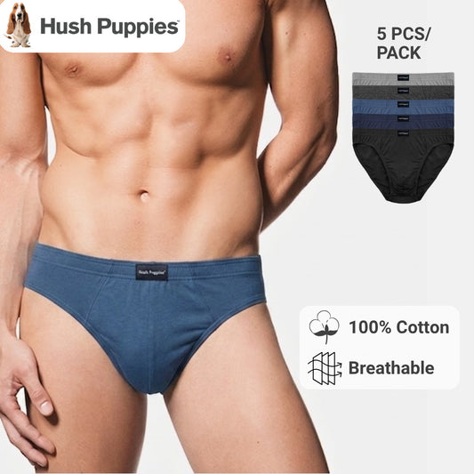 5pcs Men's Briefs | Cotton Jersey | Hipster | HMB679425