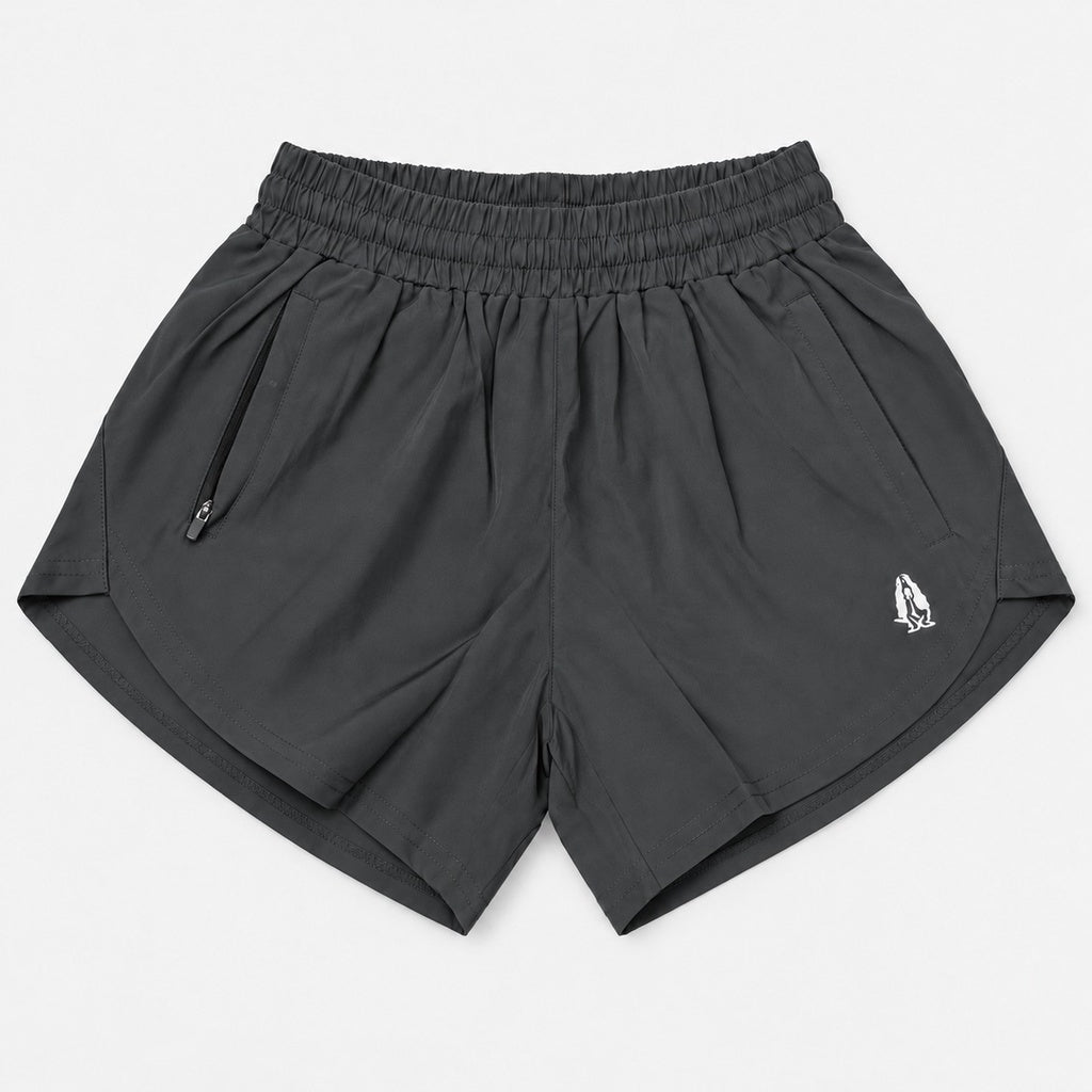 Women's Active Shorts with Zip Pocket | HLM579733
