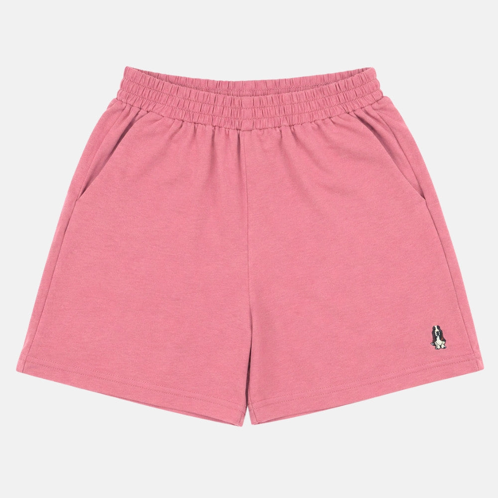 Ladies' Easy Shorts Solid | 100% Cotton | HLM609867