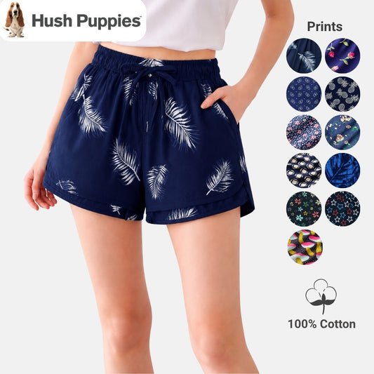 Ladies' Full Print Shorts | Cotton | HLM559690