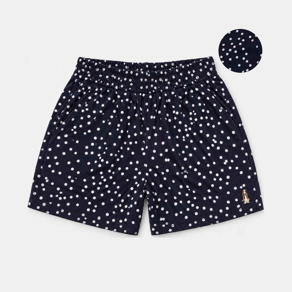 Women's Printed Easy Shorts | 100% Cotton | HLM639908