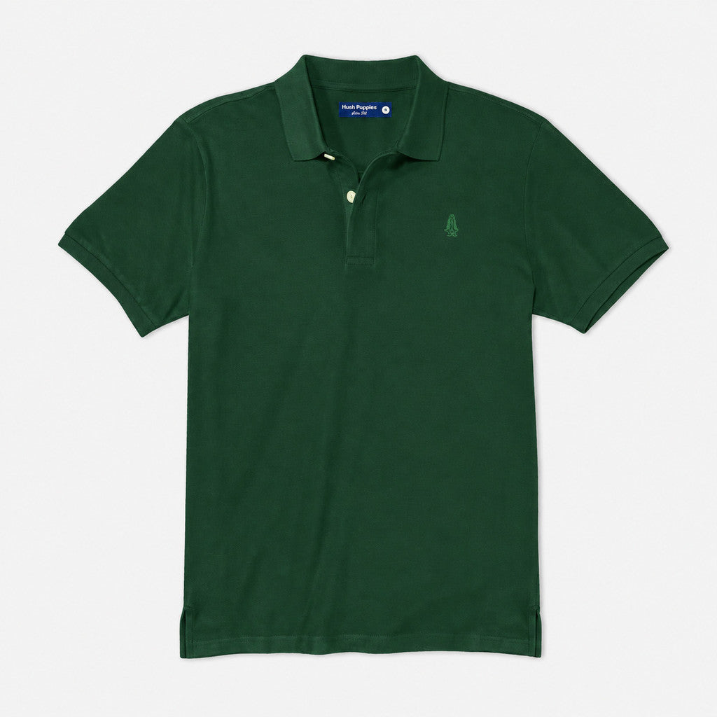 Hush Puppies Men Polo Tone to Tone Cotton Slim Fit | HMP379027