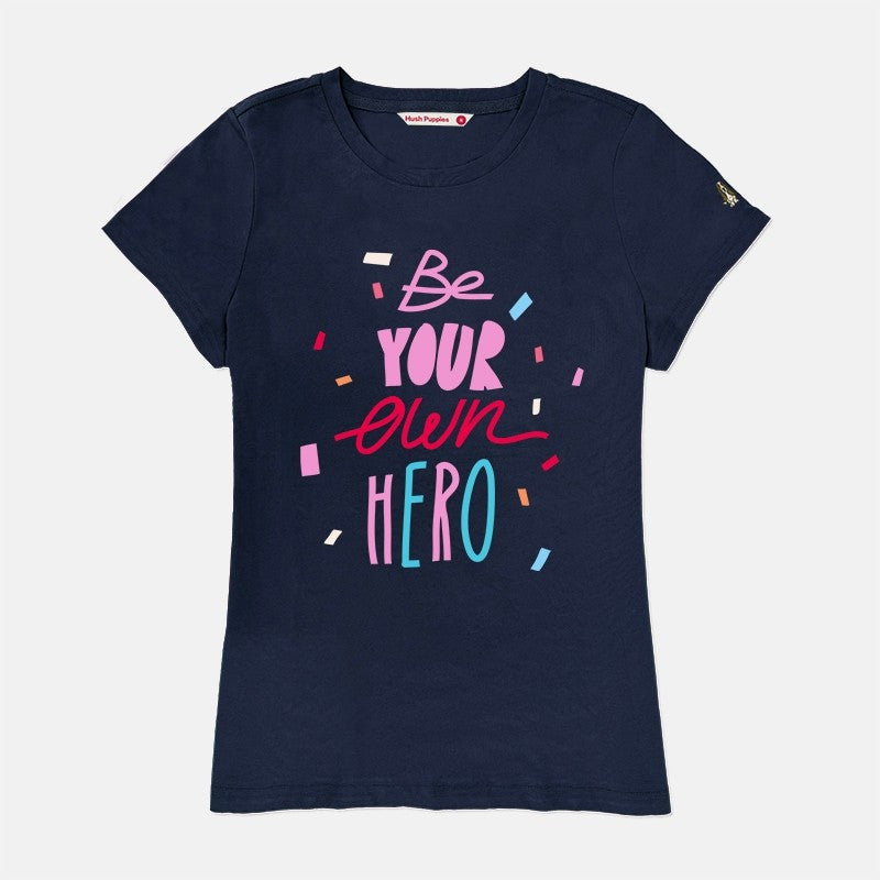 Ladies' Round Neck Graphic Tee | 100% Cotton | HLT579822