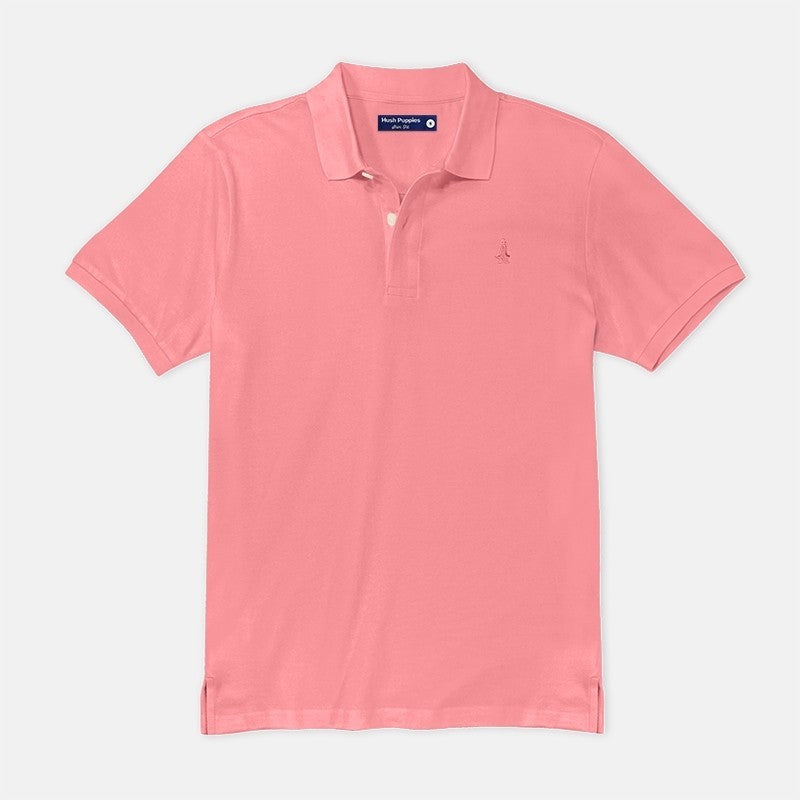 Hush Puppies Men Polo Tone to Tone Cotton Slim Fit | HMP379027
