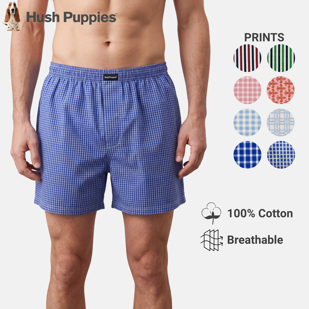Men's 1pc Knit Boxer Shorts | Mercerized Cotton | HMX453216