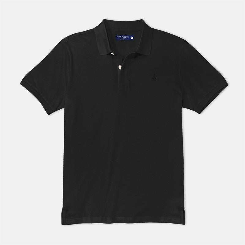 Hush Puppies Men Polo Tone to Tone Cotton Slim Fit | HMP379027