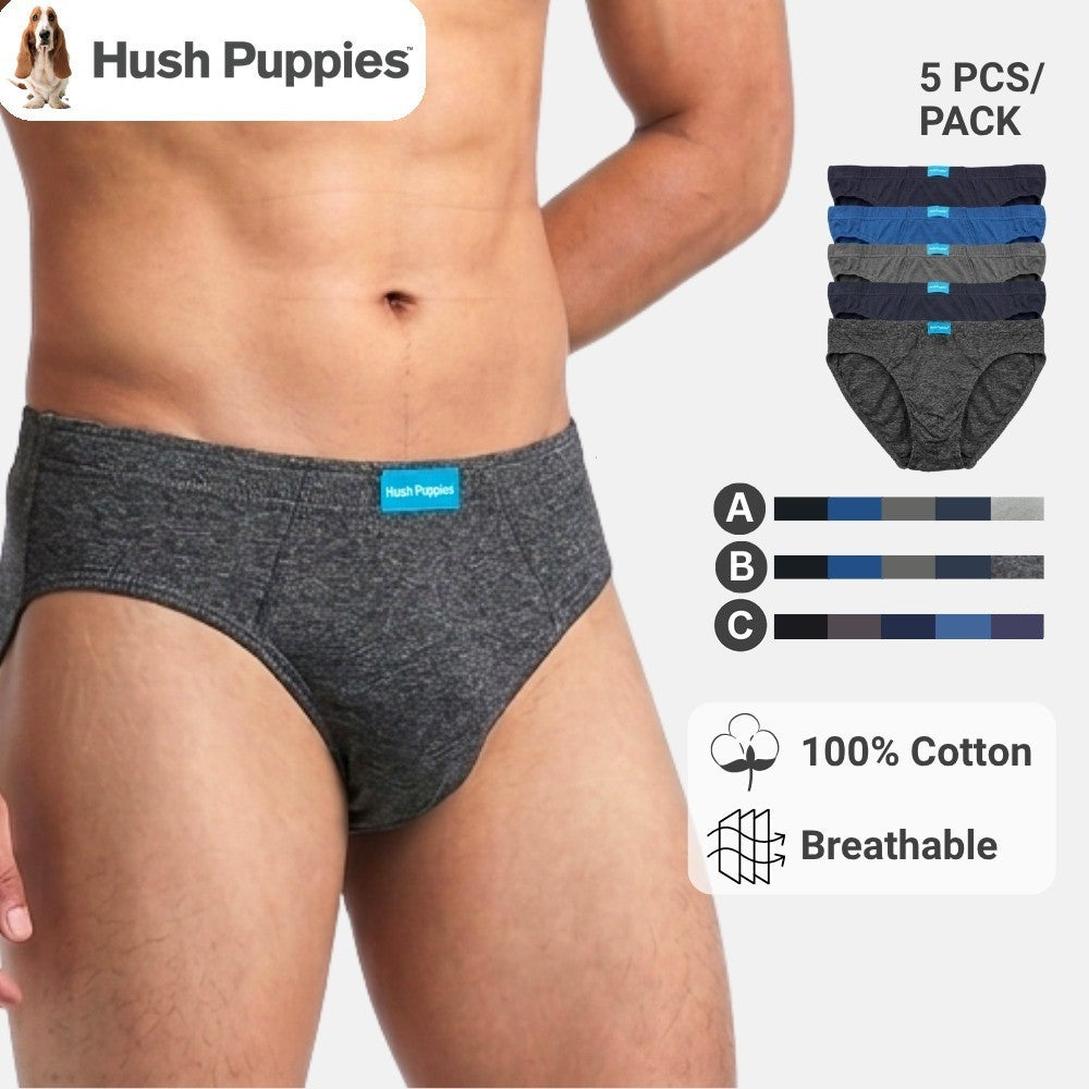 5pcs Men's Briefs | Cotton Jersey | Low Rise Mini | HMB679424
