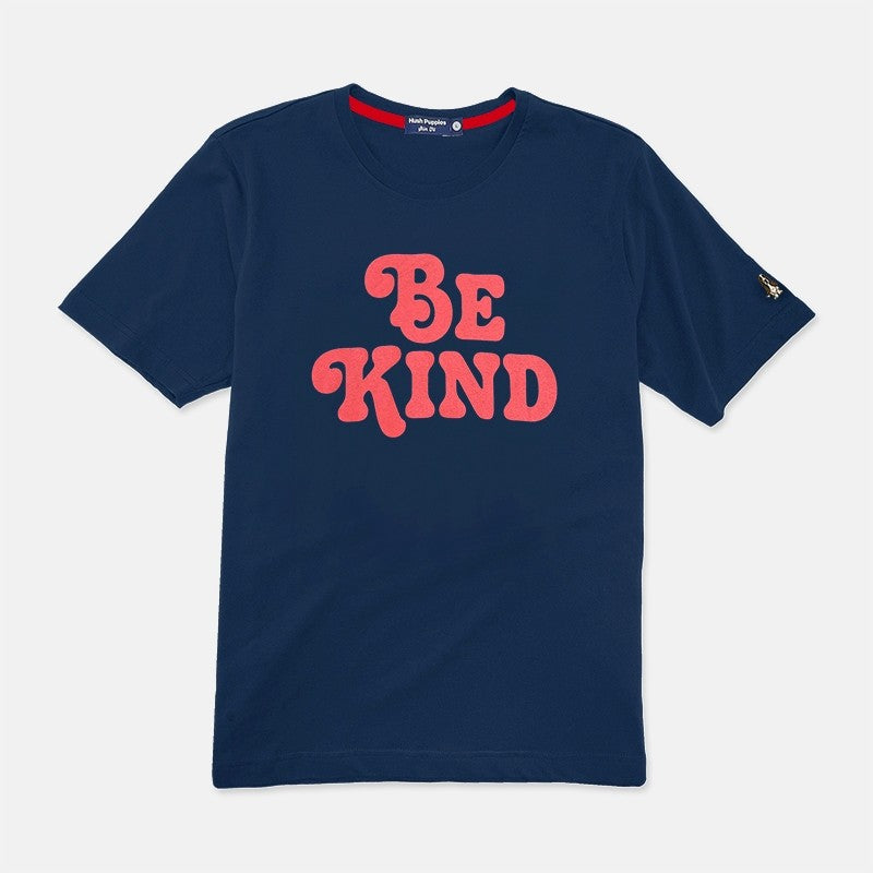 Men's Round Neck Couple Graphic Tee | Cotton Mixed | HMT358762