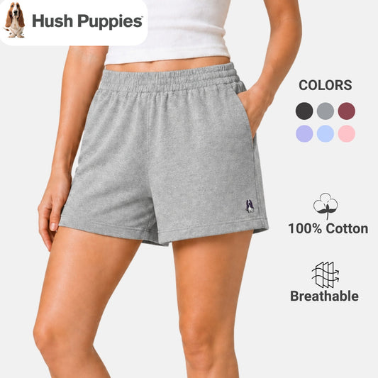 Ladies' Easy Shorts Melange | 100% Cotton | HLM509844