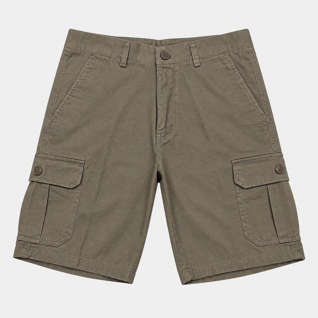 Men's Cargo Bermuda Shorts with Button Flap Pockets | 100% Cotton Twill | HMM579845