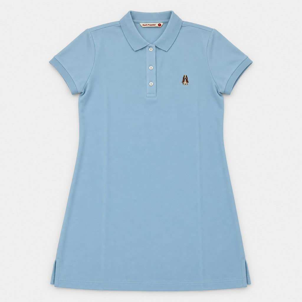 Women's Relaxed Polo Dress | Cotton Blend | HLD651050