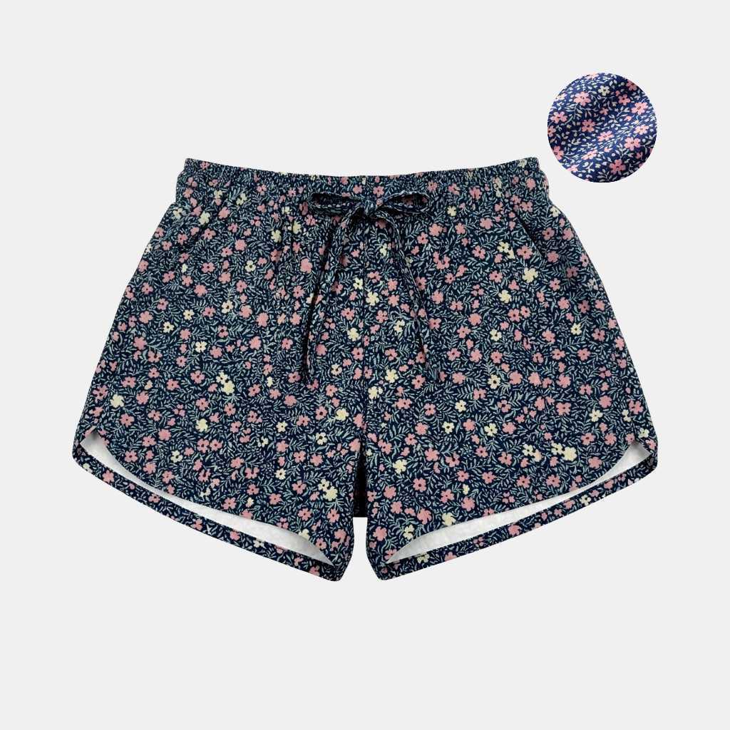 Ladies' Full Print Shorts | Cotton | HLM559690