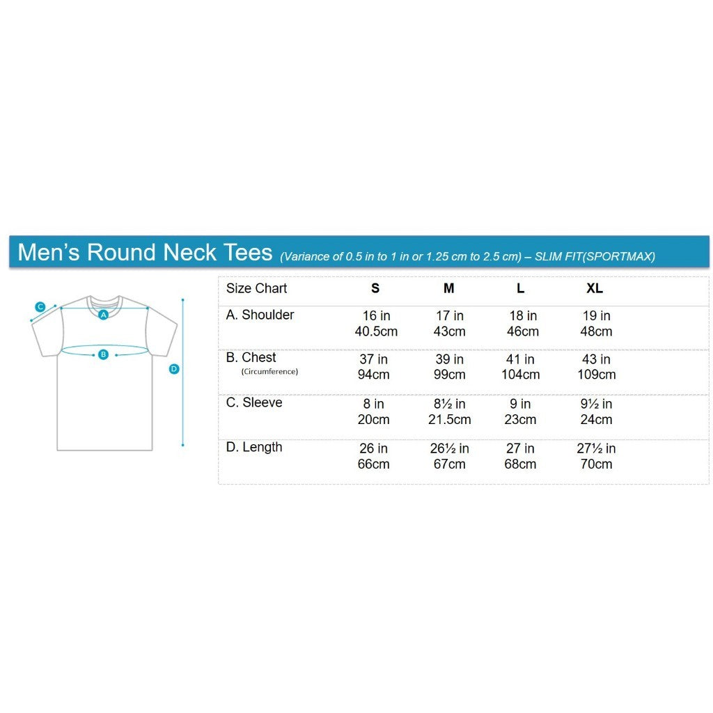 Men's Round Neck Couple Graphic Tee | Cotton Mixed | HMT358762
