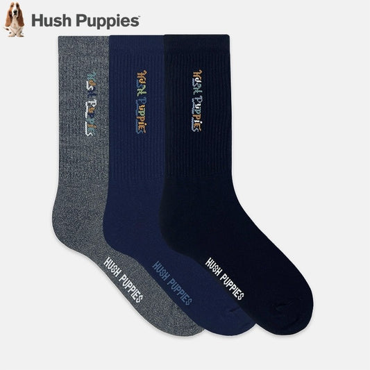 3prs Men Full Print Full Length Socks | Cotton Spandex | HMS479555