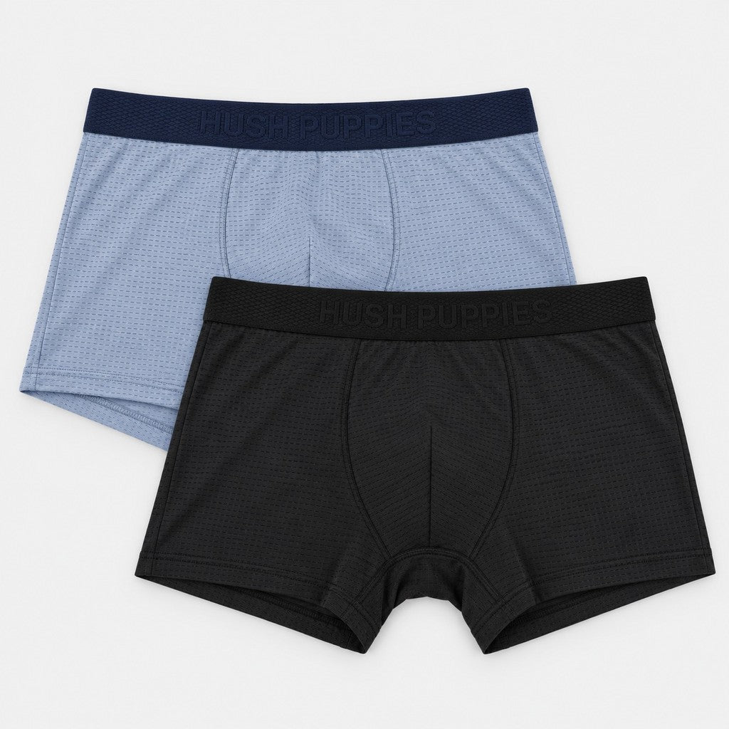 2pcs Men's Superfine Trunks | Microfiber Elastane | HMK671041