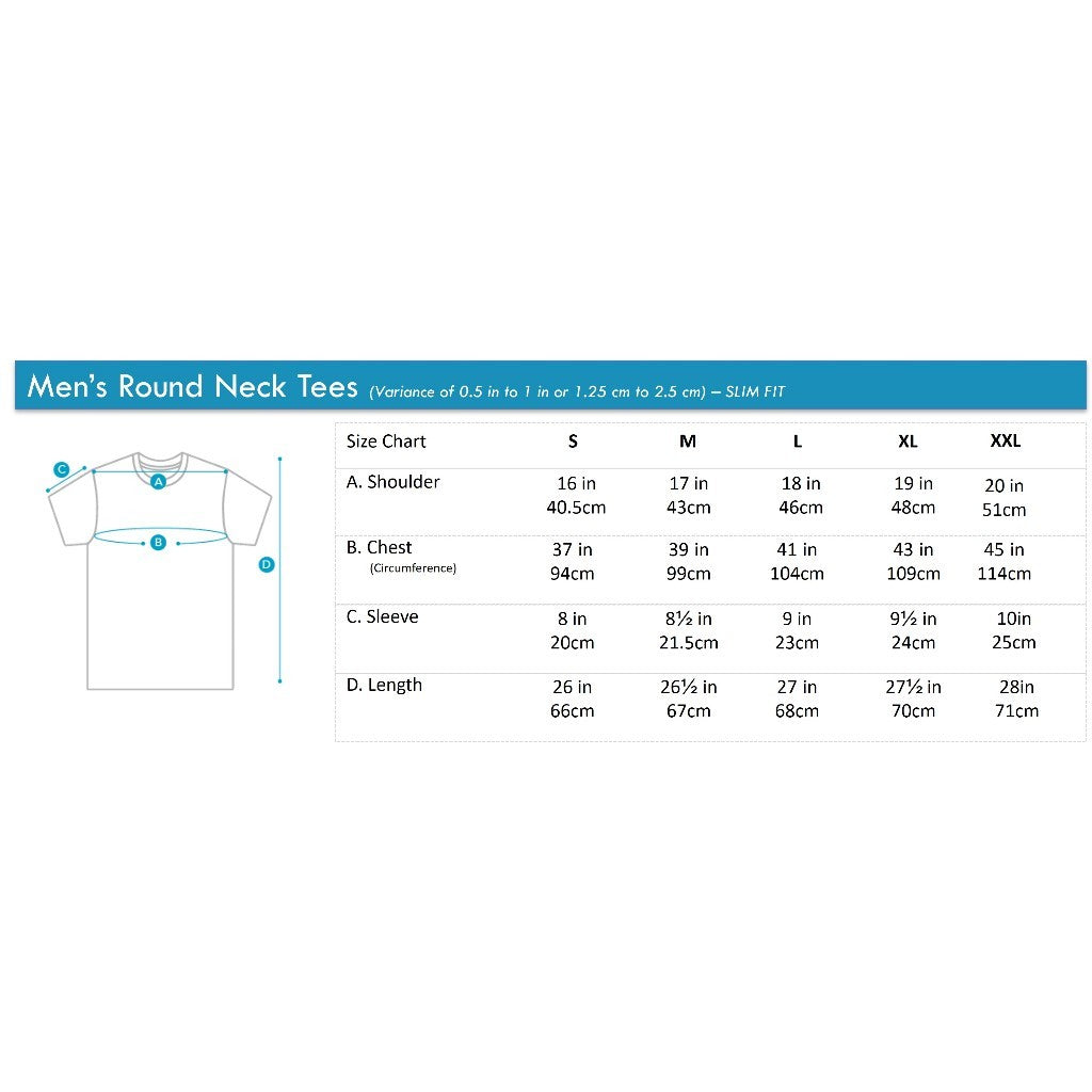 Men's Round Neck Couple Graphic Tee | 100% Cotton | HMT358770