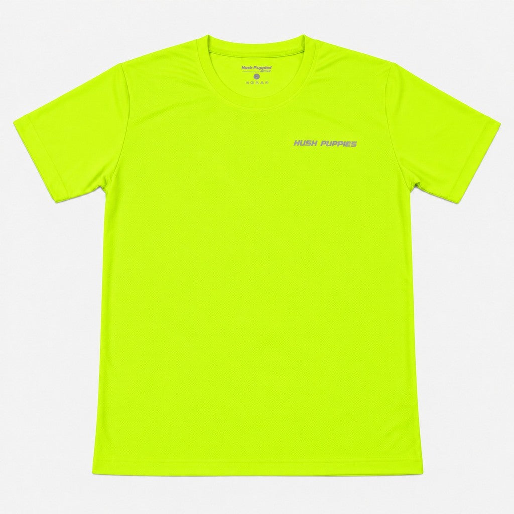Men's Round Neck Mesh Active Tee | Quick Dry | HMT659923