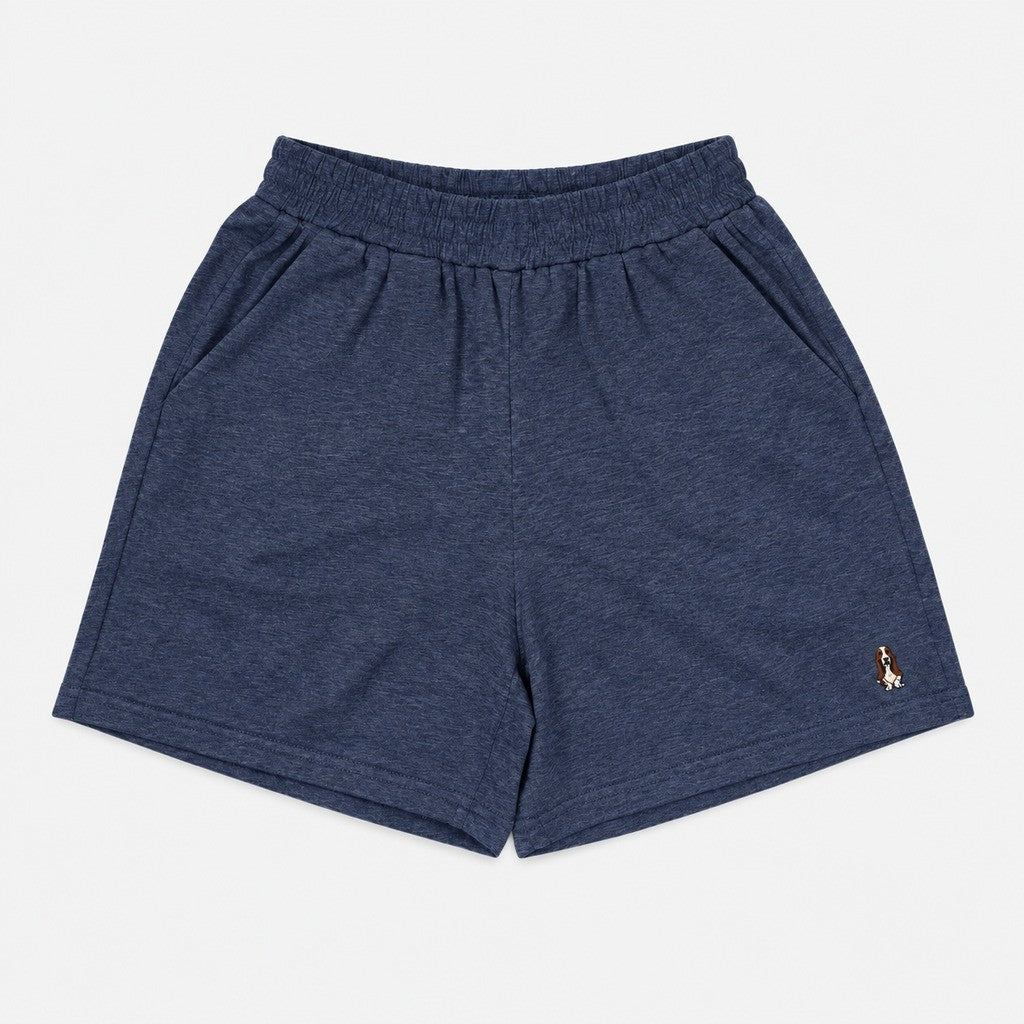 Ladies' Easy Shorts Melange | 100% Cotton | HLM509844
