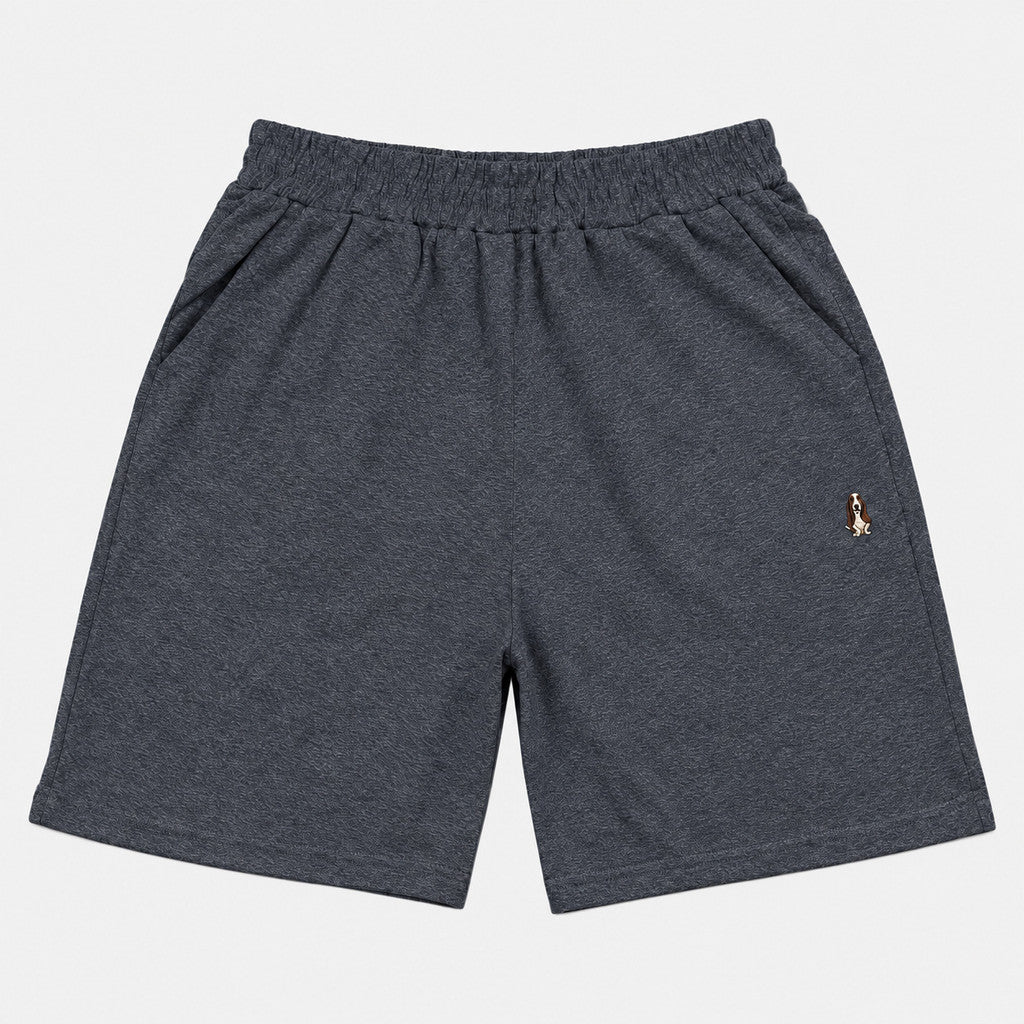 Men's Knit Easy Shorts Melange | Cotton Mixed | HMM601060