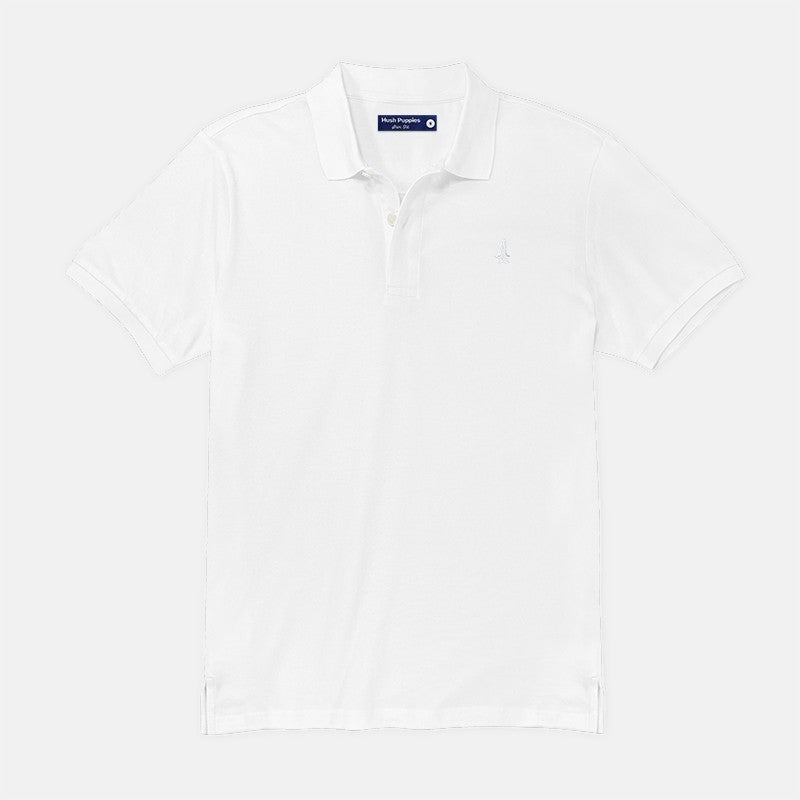 Hush Puppies Men Polo Tone to Tone Cotton Slim Fit | HMP379027