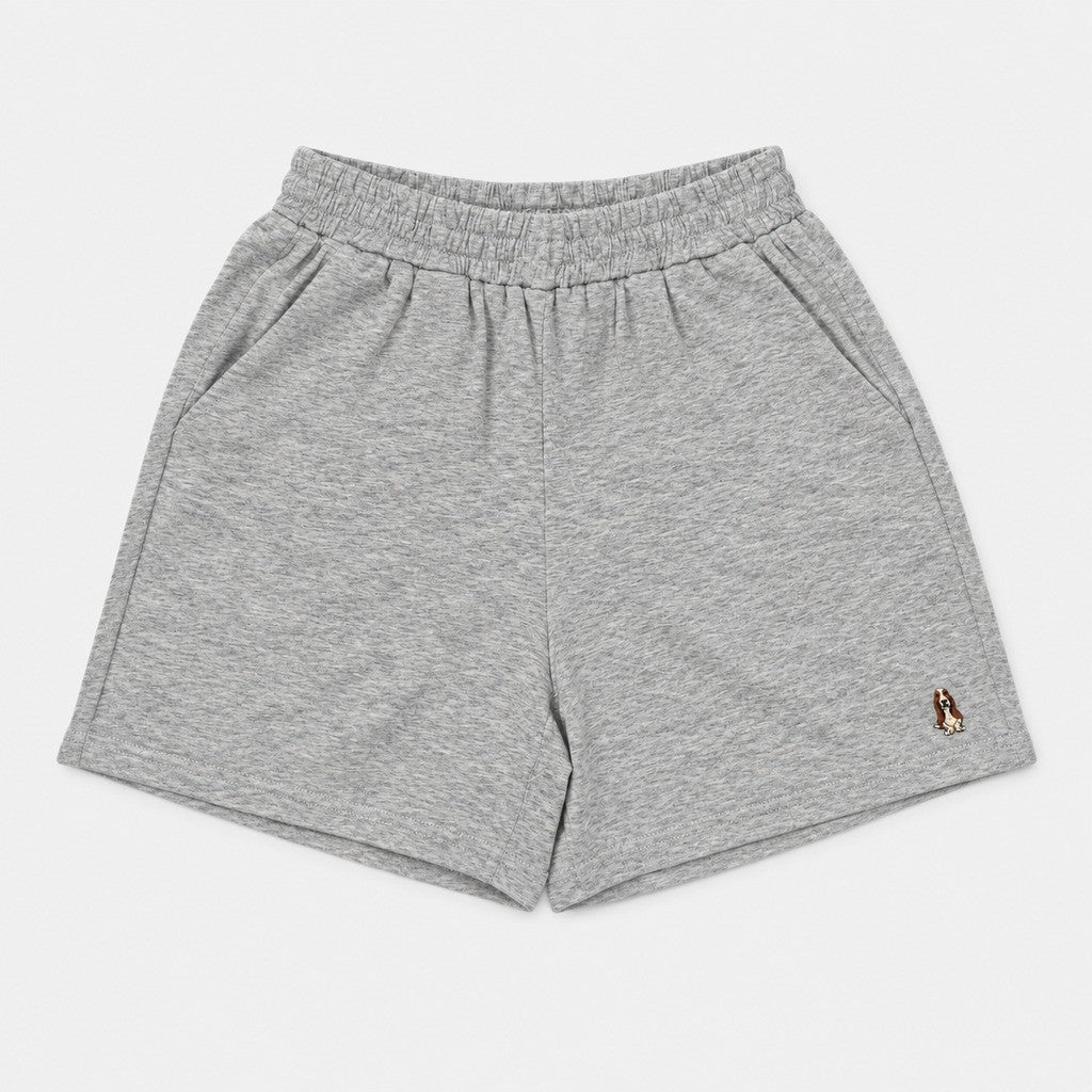 Ladies' Easy Shorts Melange | 100% Cotton | HLM509844