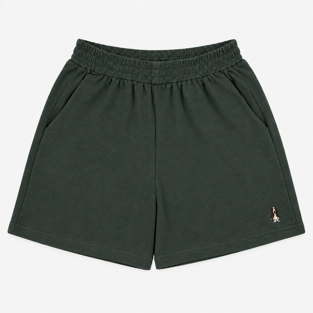 Ladies' Easy Shorts Solid | 100% Cotton | HLM609867 - DGN