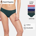 Cotton Spandex Hipster 5pcs Ladies Panties HLU008953