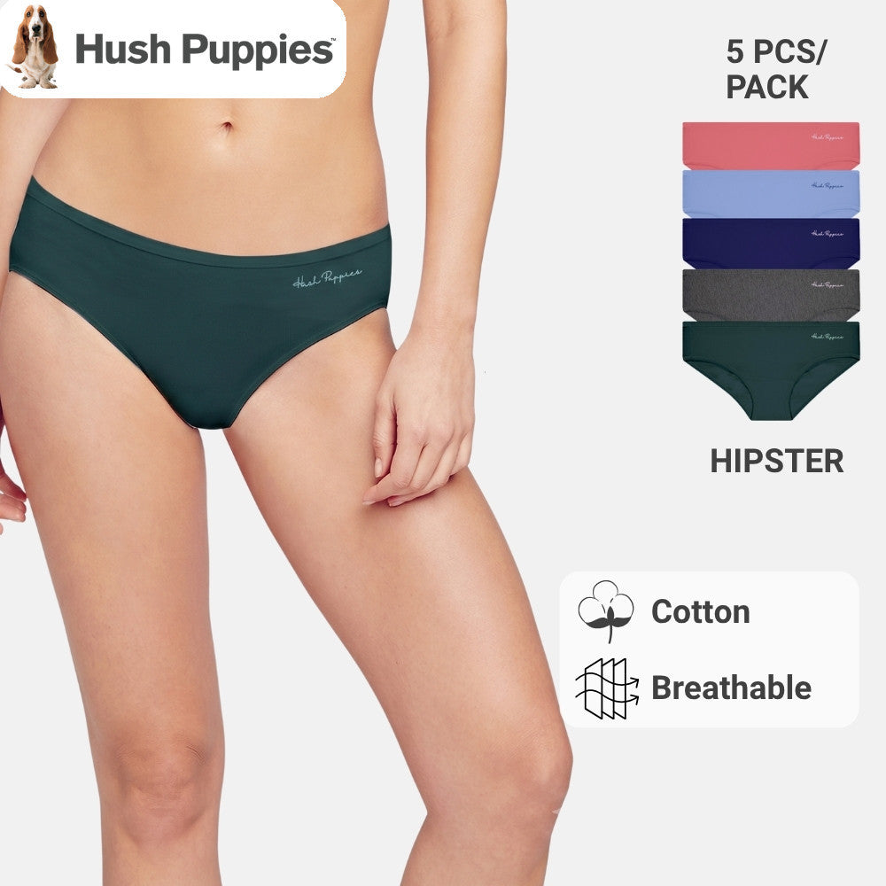 Cotton Spandex Hipster 5pcs Ladies Panties HLU008953