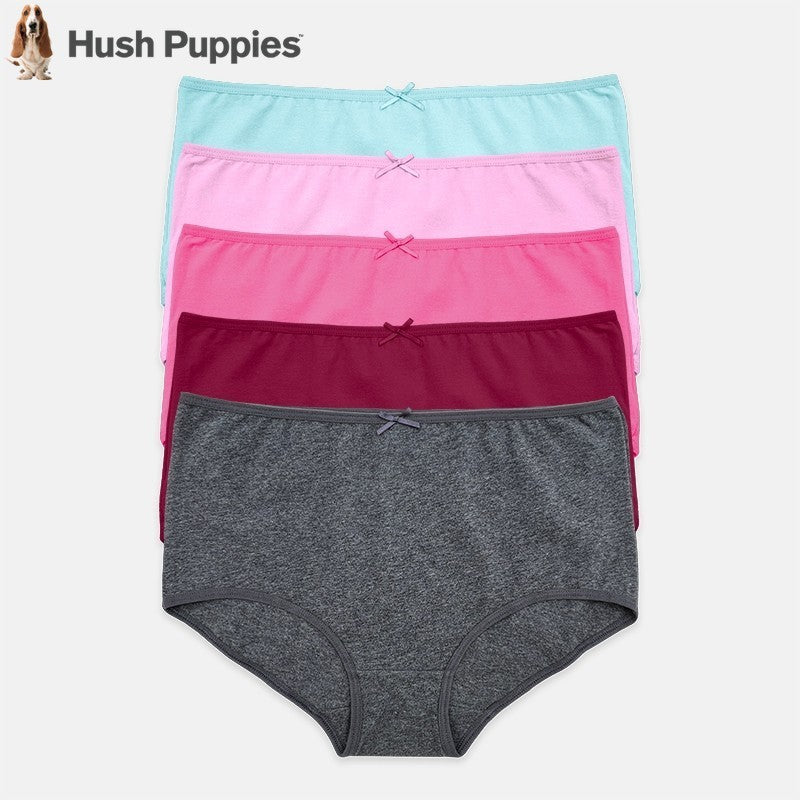 Cotton Spandex Maxi 5pcs Ladies Panties HLU479355