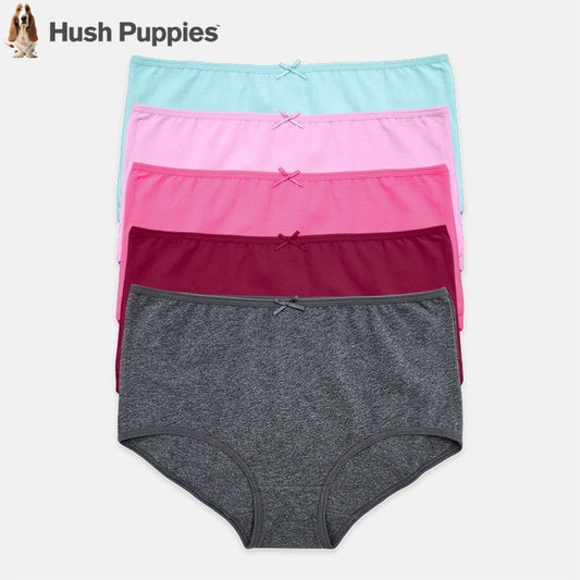 Cotton Spandex Maxi 5pcs Ladies Panties HLU479355