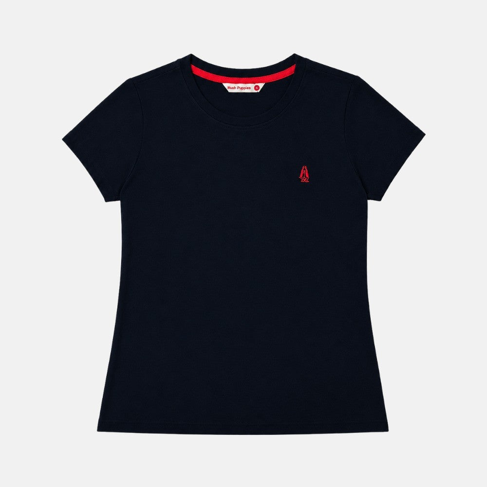 Women's Round Neck Basic Tee | 100% Cotton | HLT619865